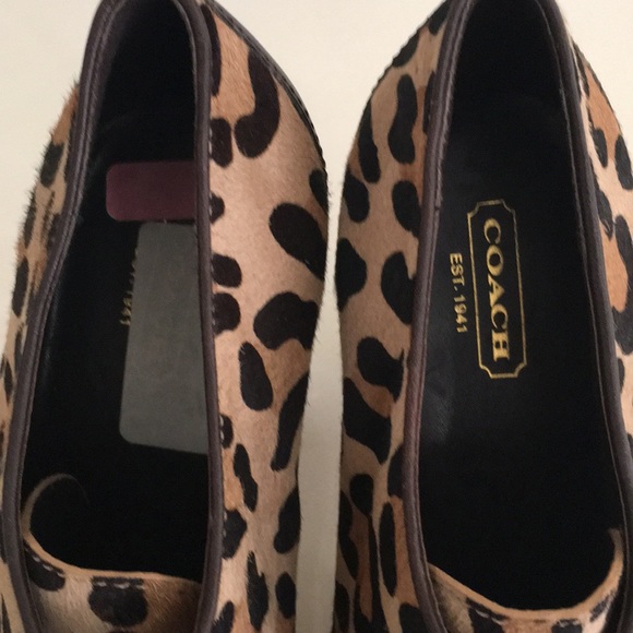 Leopard print Coach heels - Picture 7 of 7